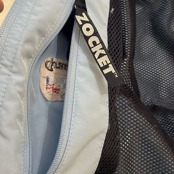 Vantage Zocket Blue Hooded Jacket Mens Small Grand Slam Tennis Tours Davis Cup - Picture 11 of 14